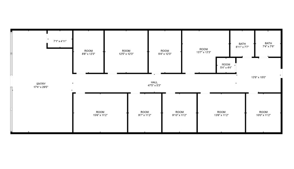 8016-8020 N May Ave, Oklahoma City, OK à louer - Plan d  tage - Image 2 de 4