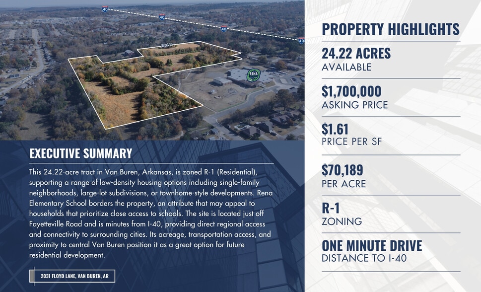 2031 Floyd Ln, Van Buren, AR à vendre - Photo du bâtiment - Image 2 de 5