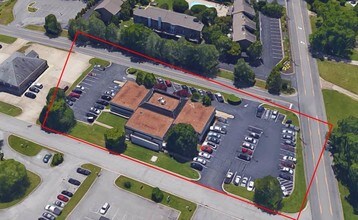 1832 Memorial Dr, Clarksville, TN - Aerial  map view