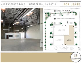 441 Eastgate Rd, Henderson, NV à louer Plan de site- Image 2 de 4