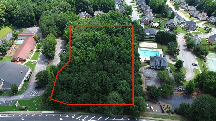 1365 Old Peachtree Rd NW, Suwanee, GA for sale - Aerial - Image 3 of 3