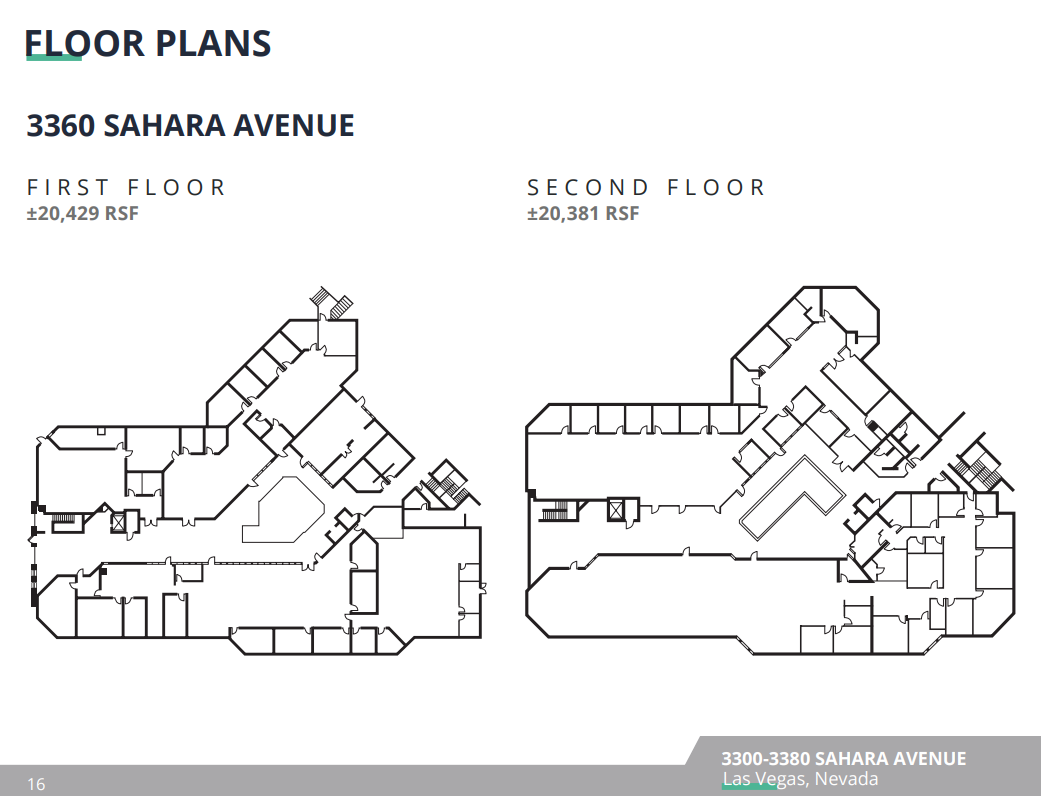 3320 W Sahara Ave, Las Vegas, NV à louer Plan d’étage- Image 1 de 1