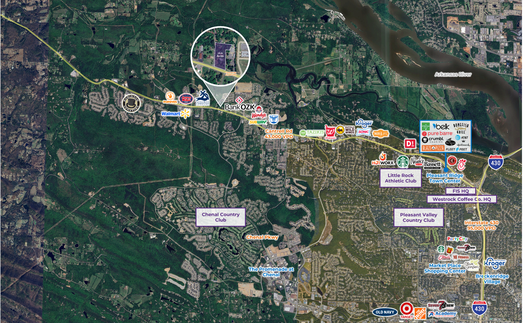 18210 Cantrell Rd, Little Rock, AR à vendre Photo du bâtiment- Image 1 de 3