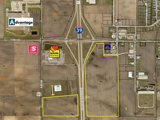 Plus de détails pour 1 & 2 Richard Moyle Rd & I-39 – Terrain à vendre, Oglesby, IL