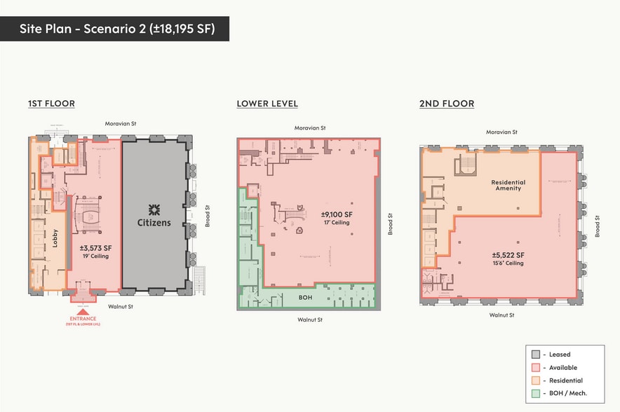1401 Walnut St, Philadelphia, PA for lease - Site Plan - Image 3 of 12
