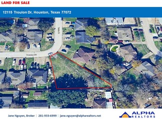 Plus de détails pour 12115 Troulon Dr, Houston, TX - Terrain à vendre