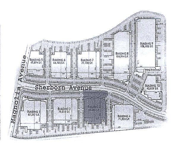 1228 Sherborn St, Corona, CA for lease - Plat Map - Image 2 of 16