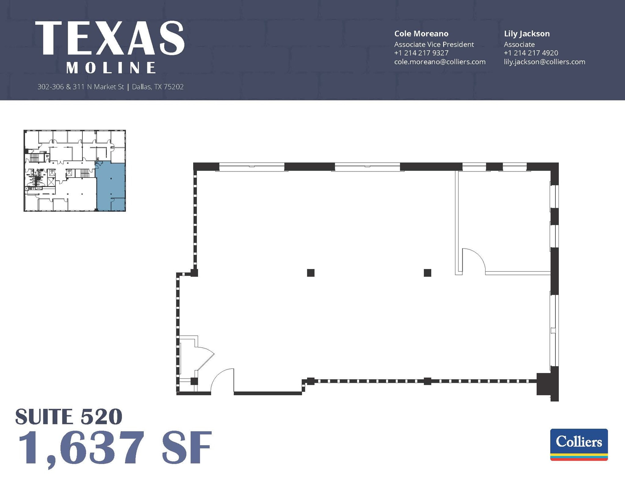 302-306 N Market St, Dallas, TX for lease Floor Plan- Image 1 of 1