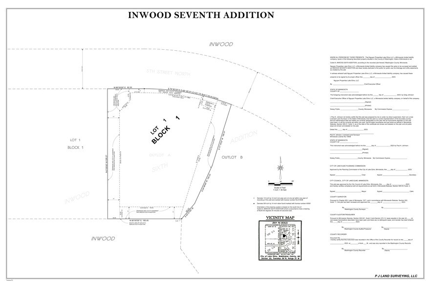 8607 5th St N, Lake Elmo, MN à vendre - Plan de site - Image 3 de 3