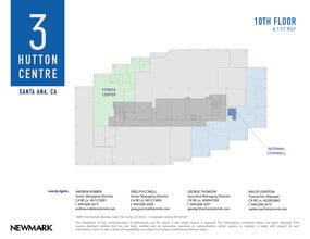 3 Hutton Centre Dr, Santa Ana, CA à louer Plan d’étage- Image 1 de 2