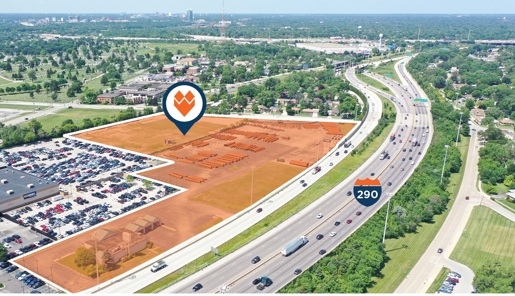 101 N Wolf Rd, Hillside, IL à vendre Photo du bâtiment- Image 1 de 5