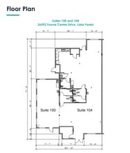 26592 Towne Centre Dr, Foothill Ranch, CA à louer Plan d’étage- Image 1 de 1