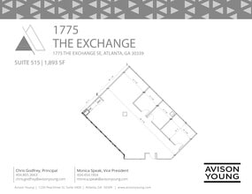 1775 The Exchange SE, Atlanta, GA à louer Plan d’étage- Image 1 de 1