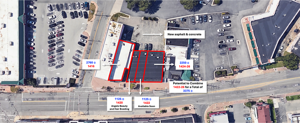 1420-1426 Reisterstown Rd, Pikesville, MD à louer - Photo du bâtiment - Image 2 de 5