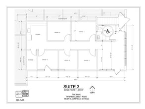7399 Middlebelt Rd, West Bloomfield, MI for lease Floor Plan- Image 1 of 2