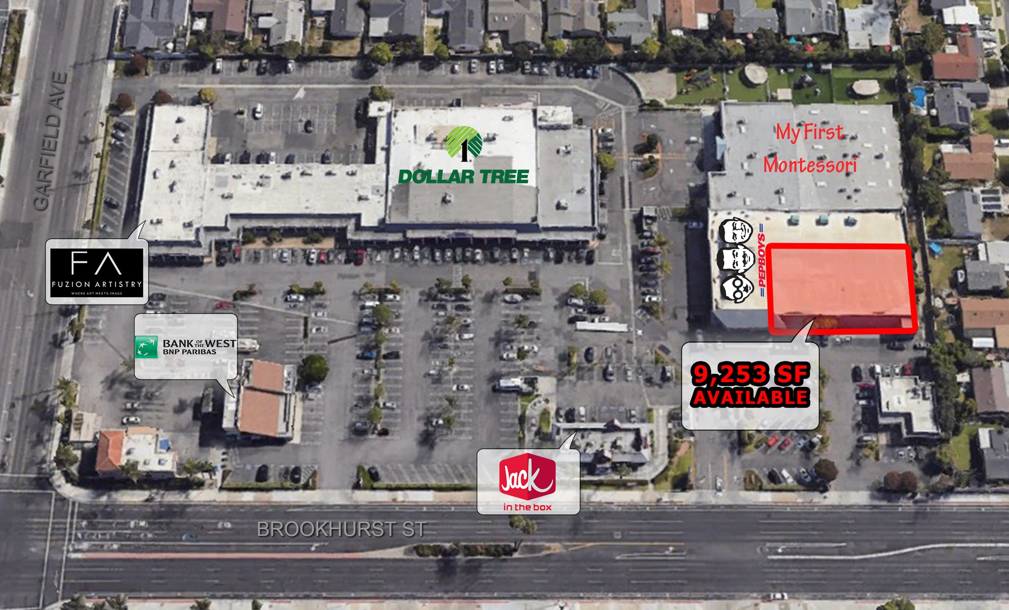 19002-19148 Brookhurst St, Huntington Beach, CA for lease Building Photo- Image 1 of 7