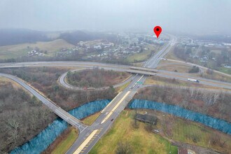111 W McCauley Dr, Uhrichsville, OH - AERIAL map view