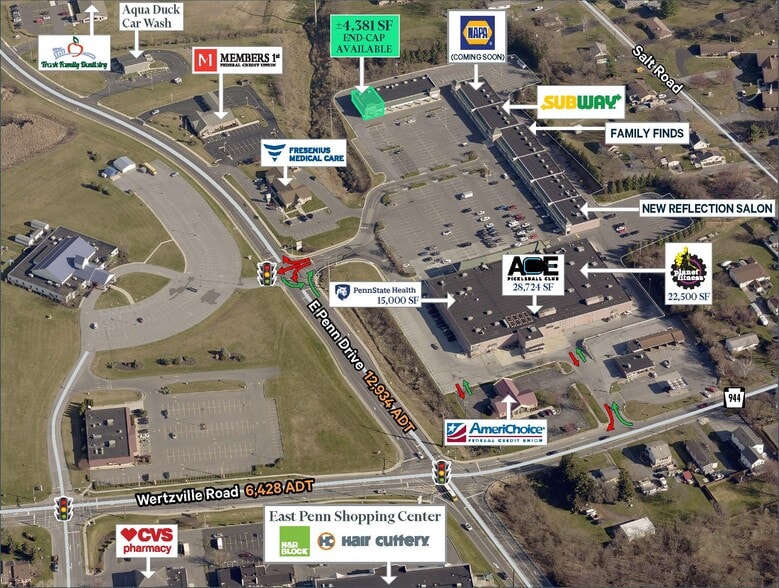 322-366 E Penn Dr, Enola, PA for lease - Building Photo - Image 1 of 3