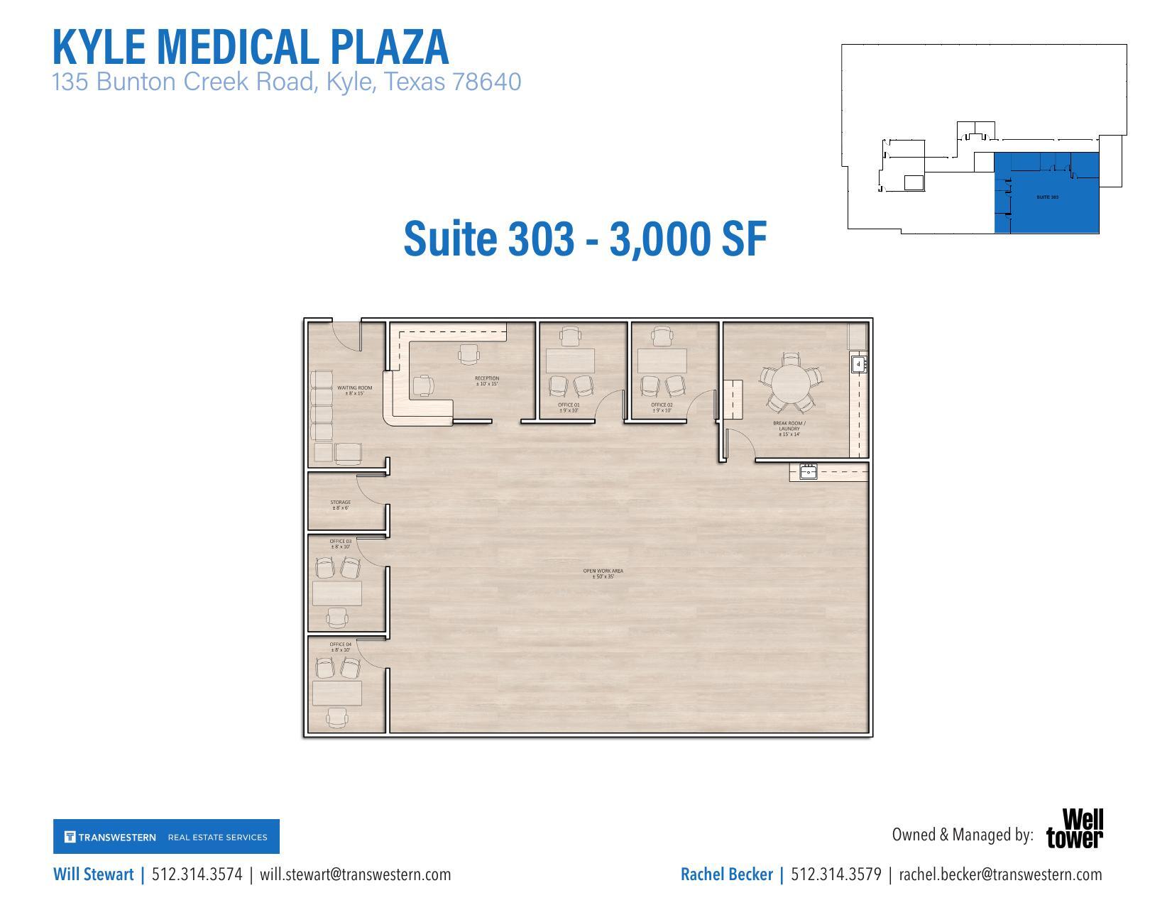 135 Bunton Creek Rd, Kyle, TX for lease Floor Plan- Image 1 of 1