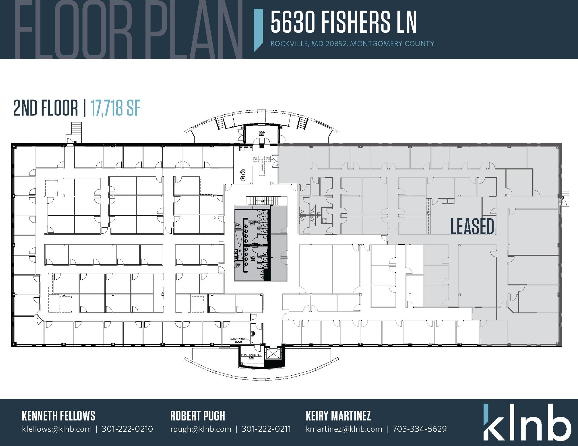 5630 Fishers Ln, Rockville, MD for lease Floor Plan- Image 1 of 1