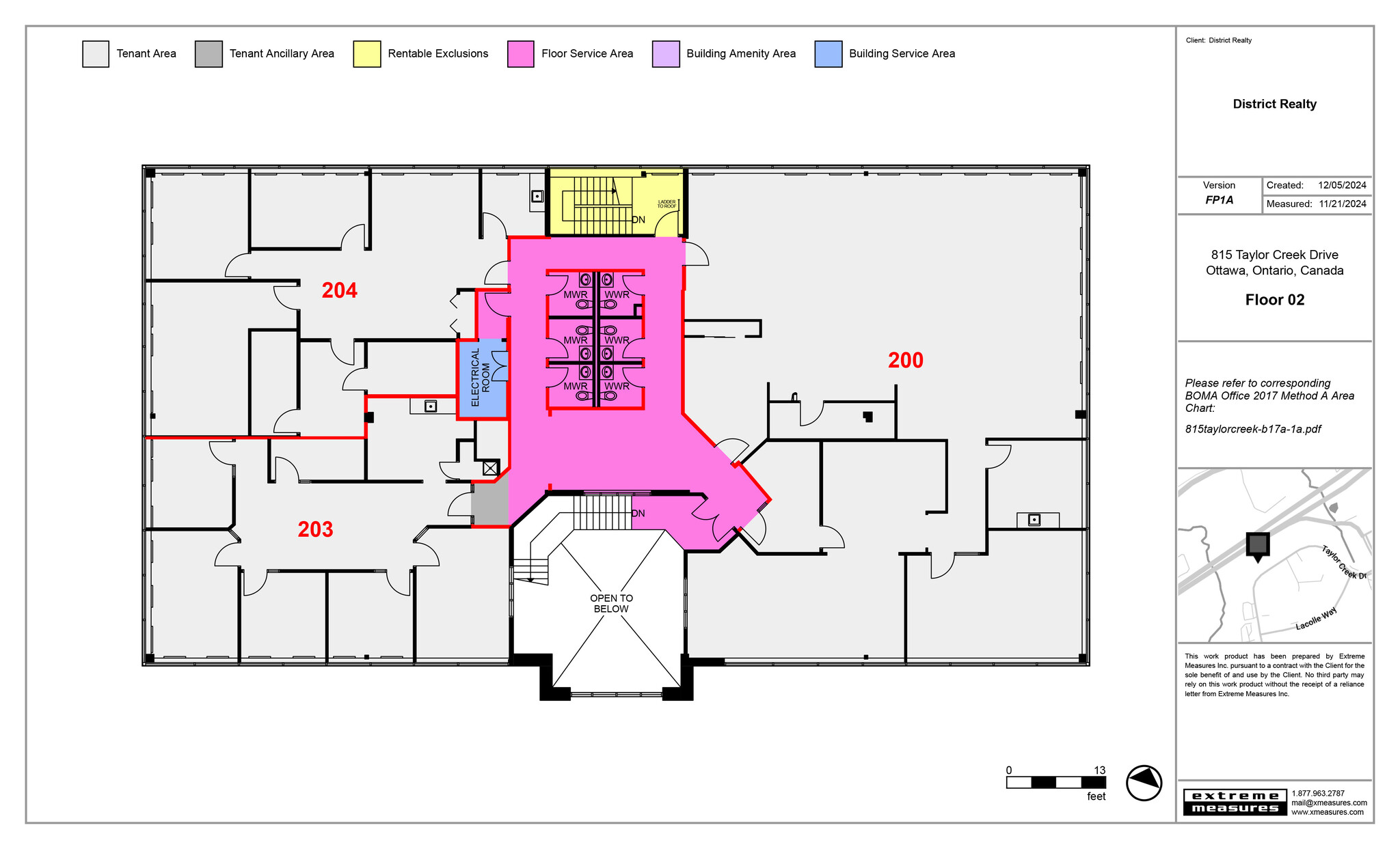 815 Taylor Creek Dr, Ottawa, ON for lease Floor Plan- Image 1 of 4