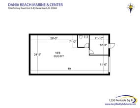 1200-1340 Stirling Rd, Dania Beach, FL à louer Plan d’étage- Image 2 de 5