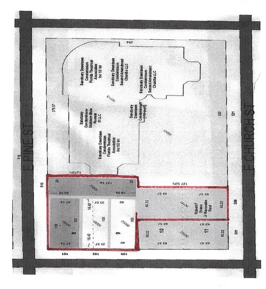 109 S Osceola Ave, Orlando, FL à vendre - Plan cadastral - Image 3 de 4