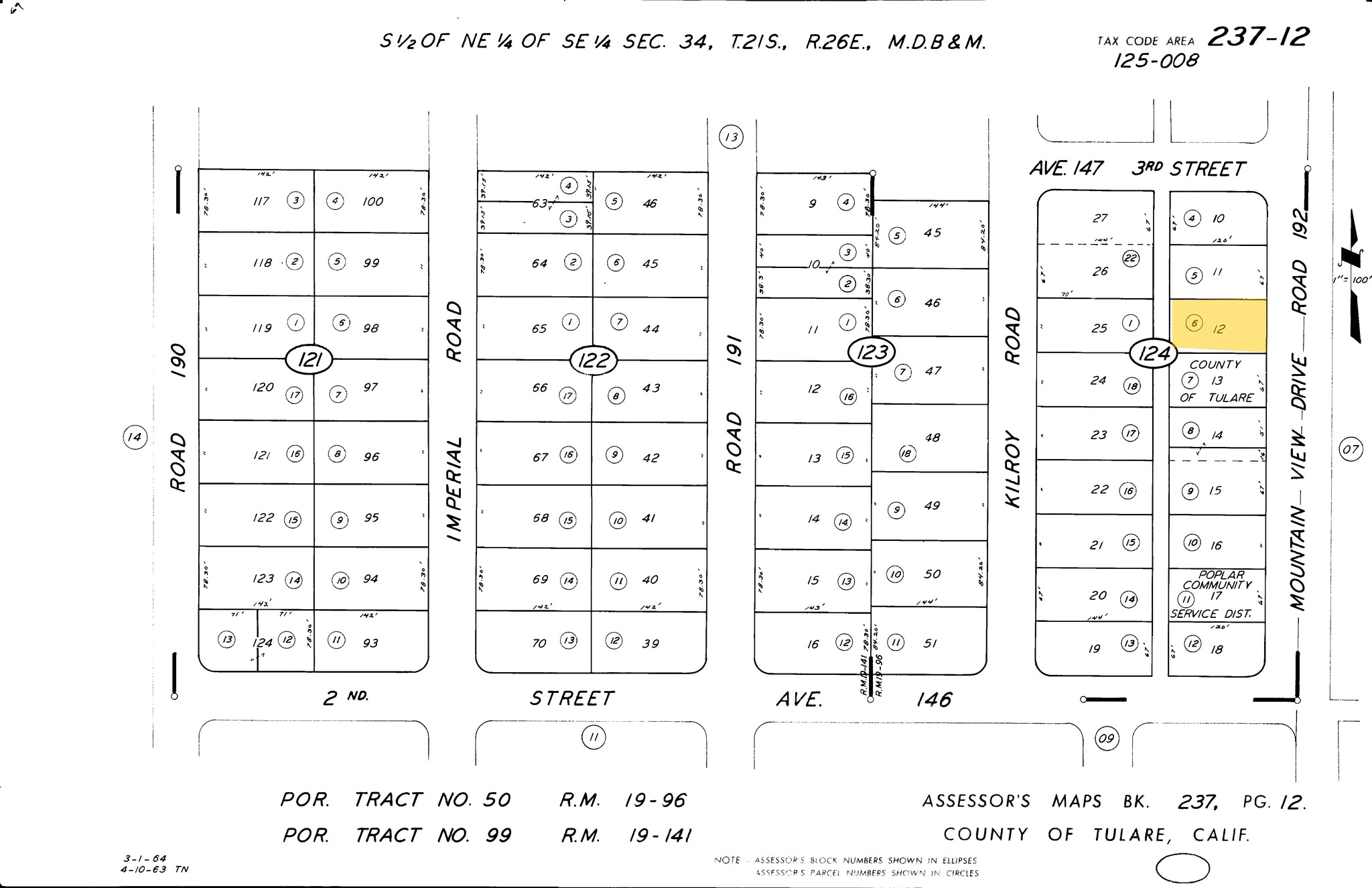 14675 Road 192, Poplar, CA à vendre Plan cadastral- Image 1 de 5