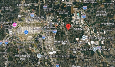 4170 Thurman Dr, Forest Park, GA - Aérien Vue de la carte