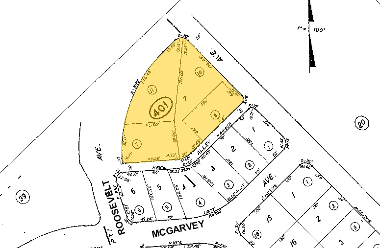 2107-2193 Roosevelt Ave, Redwood City, CA for lease - Plat Map - Image 2 of 8