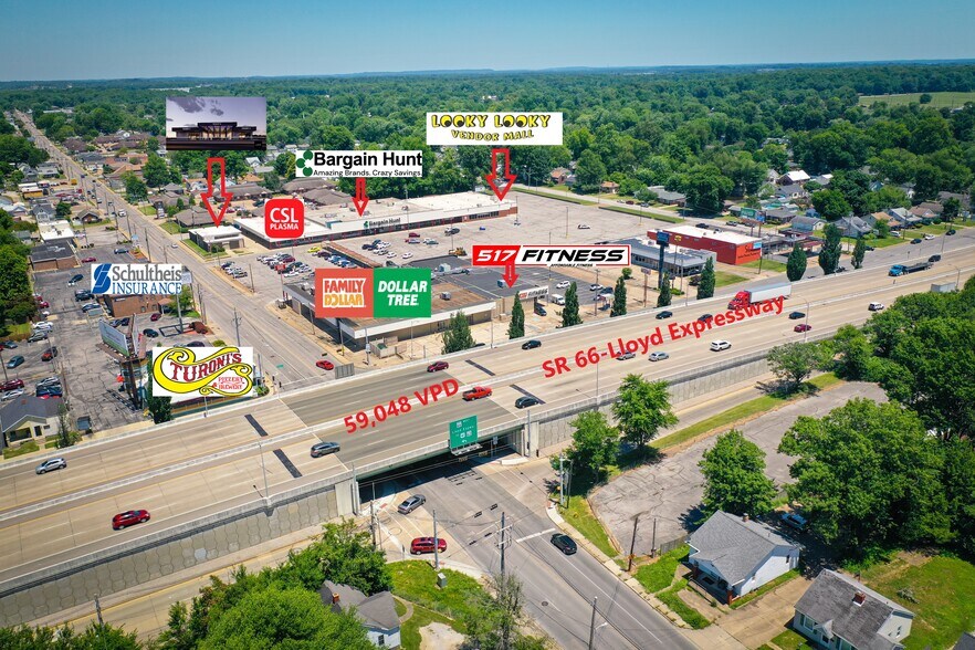 1 N Weinbach Ave, Evansville, IN for lease - Site Plan - Image 1 of 6