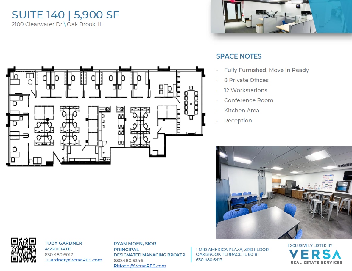 2100 Clearwater Dr, Oak Brook, IL à vendre Plan d’étage- Image 1 de 6