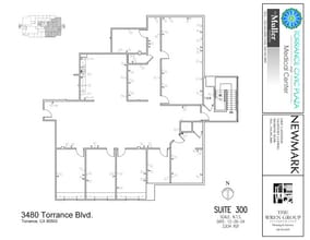 3400 Torrance Blvd, Torrance, CA à louer Plan d’étage- Image 1 de 1