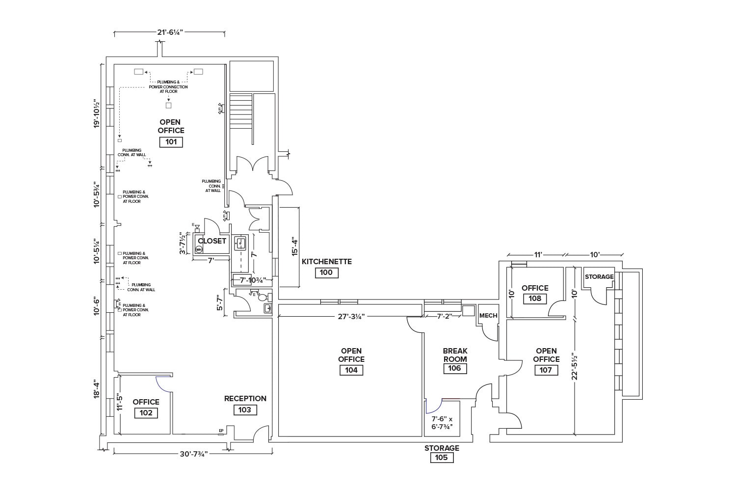 245 Main St, Chester, NJ for lease Floor Plan- Image 1 of 2