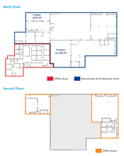 2140 Pegasus Rd NE, Calgary, AB for lease Floor Plan- Image 2 of 2