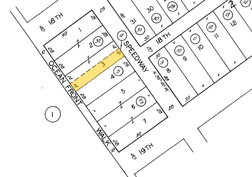 1809 Ocean Front Walk, Venice, CA à louer - Plan cadastral - Image 2 de 9
