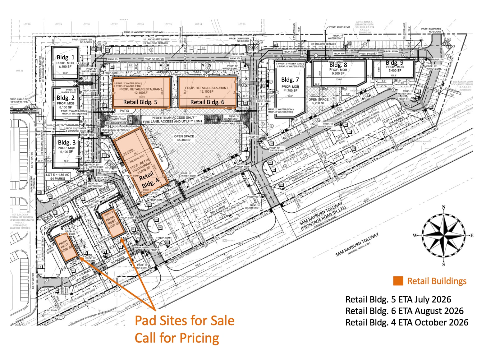 11750 State Hwy 121, Frisco, TX à louer Plan de site- Image 1 de 1