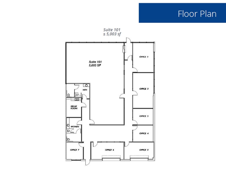 3651 Pegasus Dr, Bakersfield, CA for lease - Floor Plan - Image 2 of 8