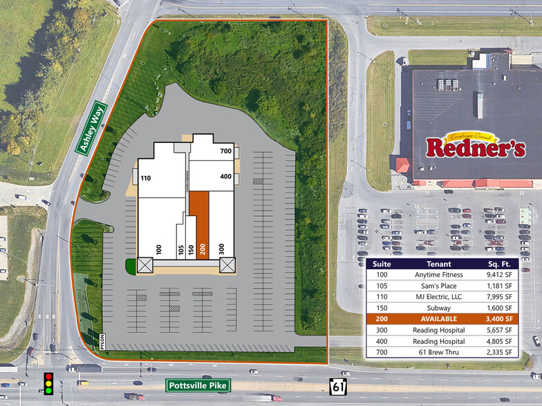 5479 Pottsville Pike, Leesport, PA for lease - Site Plan - Image 3 of 9