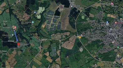 Broad Oak Farm, Whitchurch, SHR - AÉRIEN  Vue de la carte