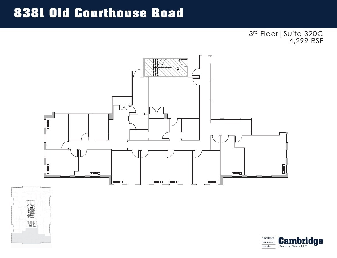 8381 Old Courthouse Rd, Vienna, VA for lease Floor Plan- Image 1 of 1