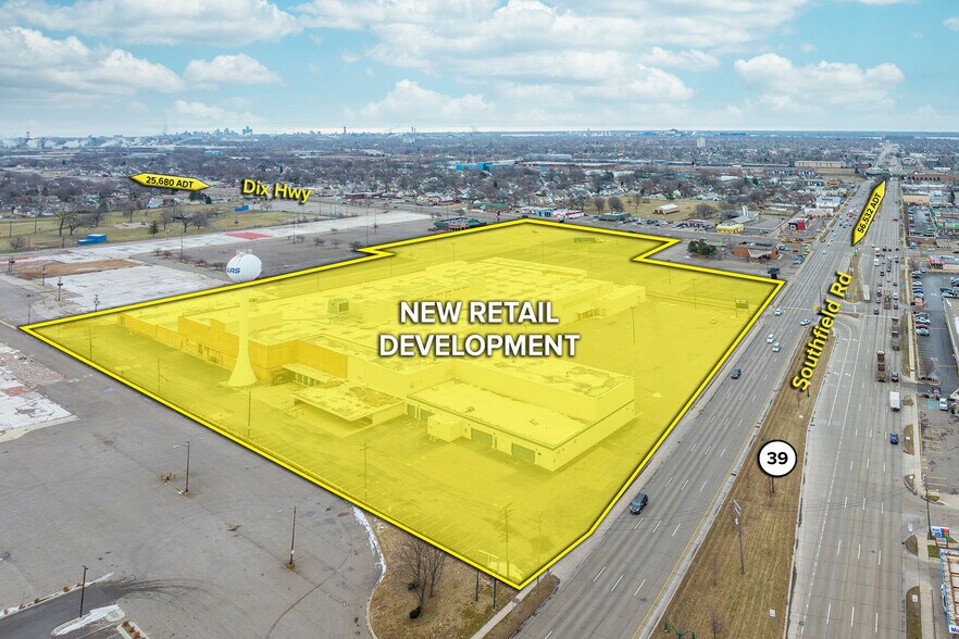 2100 Southfield Rd, Lincoln Park, MI à louer - Photo du bâtiment - Image 2 de 2