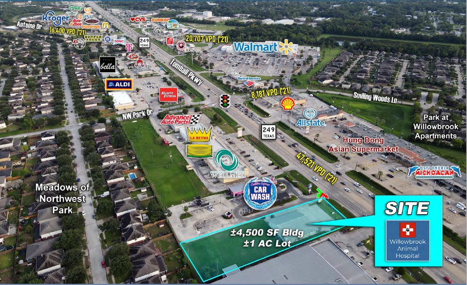 13480 State Highway 249, Houston, TX à vendre - Aérien - Image 3 de 8