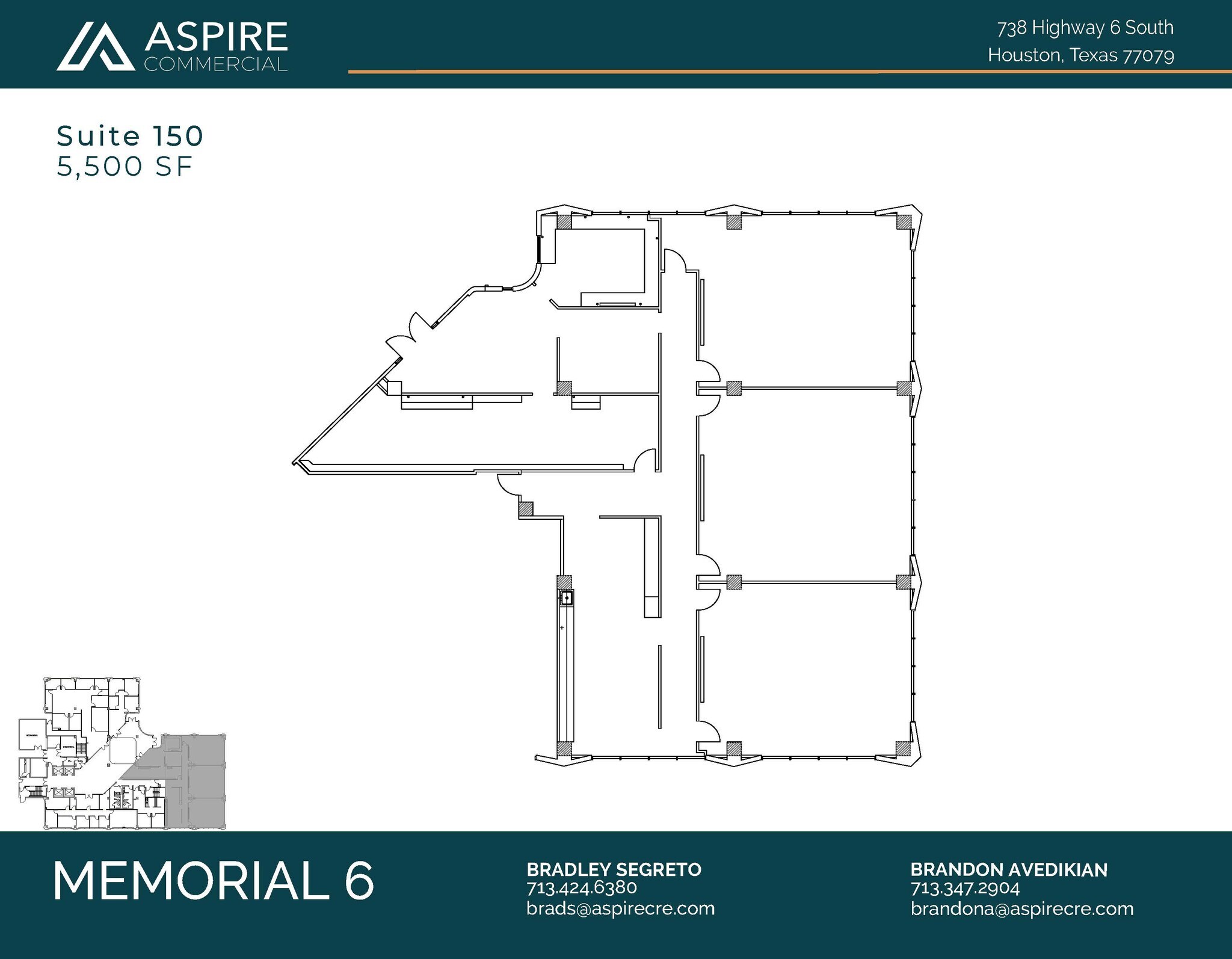 738 Highway 6 S, Houston, TX for lease Floor Plan- Image 1 of 1