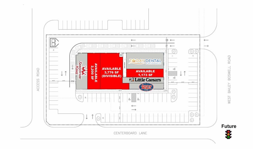 NEC of Bailey Boswell Road & Centerboard Lane, Fort Worth, TX à louer - Plan de site - Image 3 de 3