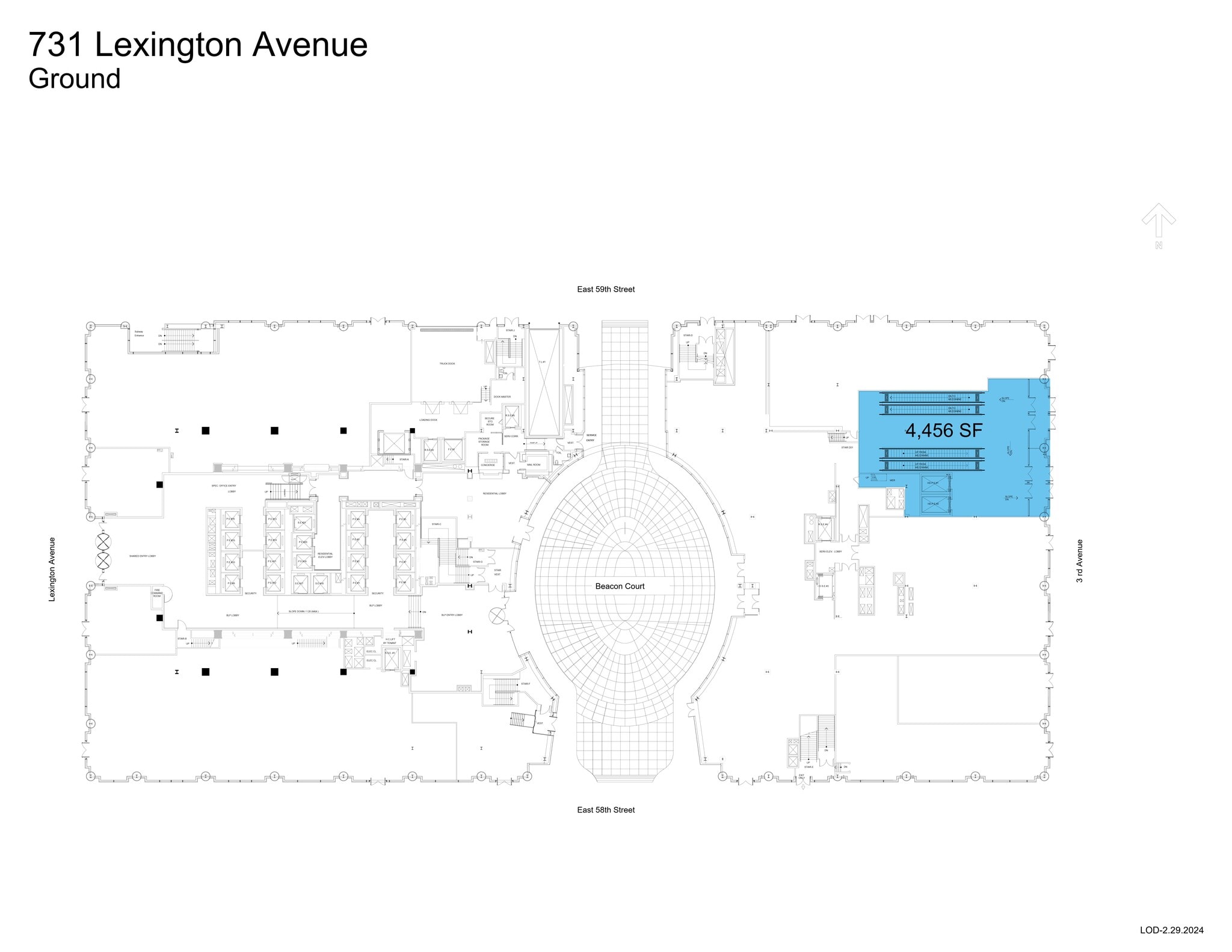 731 Lexington Ave, New York, NY for lease Site Plan- Image 1 of 2
