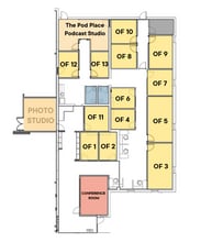 900 Pressley Rd, Charlotte, NC à louer Plan d’étage- Image 1 de 1