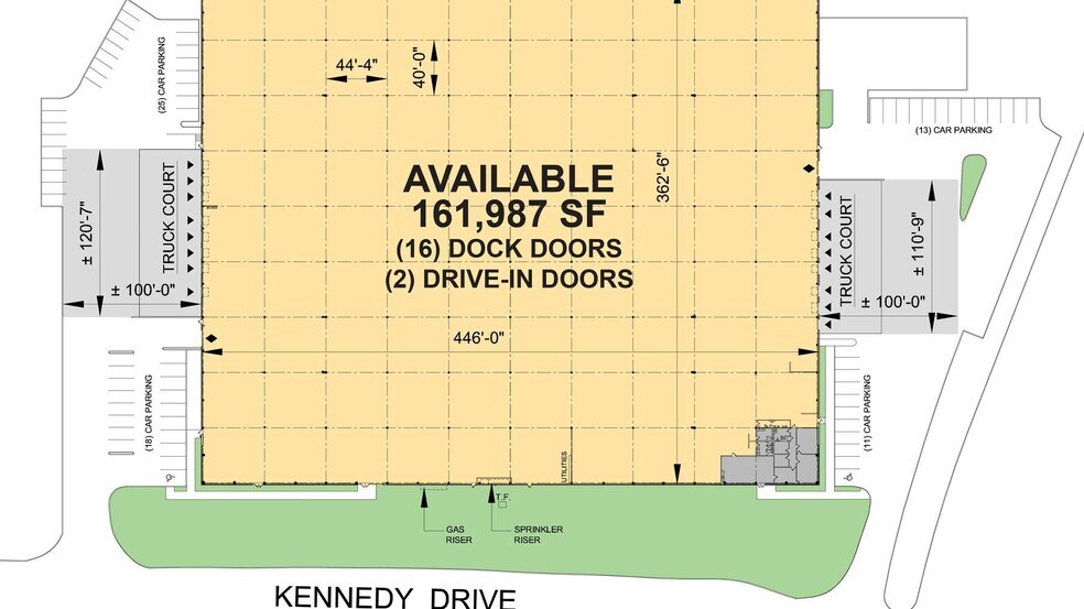 300-350 Kennedy Dr, Sayreville, NJ à louer - Plan de site - Image 2 de 2