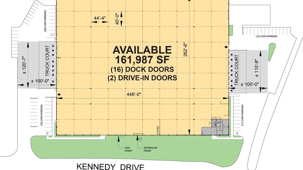 300-350 Kennedy Dr, Sayreville, NJ for lease - Site Plan - Image 2 of 2