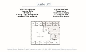 3109 Poplarwood Ct, Raleigh, NC à louer Plan d’étage- Image 1 de 1